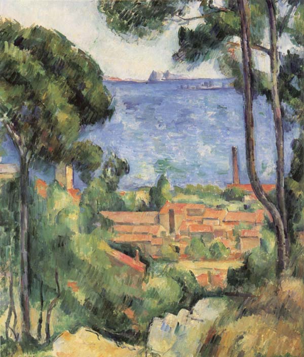 Paul Cezanne Vue sur I Estaque et le chateau d'lf